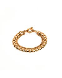Undefined Jewelry - New Flat Curb Chain Bracelet - Lyst