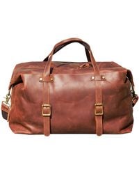 Touri - Large Genuine Leather Holdall - Lyst