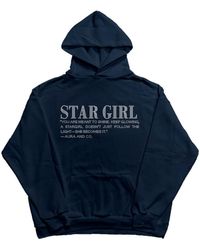 Aura & Co - Stargirl Rhinestone Hoodie - Lyst