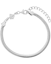 Vanhi - Estelle Herringbone Chain Bracelet - Lyst