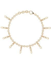 Linda Fiore - Amalei 18K Vermeil Bracelet With Cream Enamel - Lyst