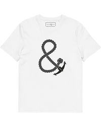 Anchor and Crew - Oversized Ampersand Signature Organic Cotton T-Shirt - Lyst