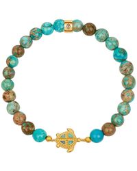 Karma and Luck - Turtle Bracelet – Protection & Longevity Gemstone Jewelry – Serene Mentality - Lyst