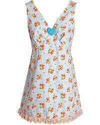 Couture to Your Door - Mini Summer Floral Dress - Lyst
