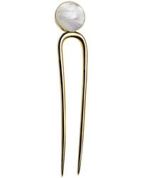 Crystalline Jewellery - Pearl Hairpin - Lyst