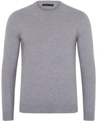 Paul James Knitwear - Lightweight Merino Cashmere Marius Crew Neck Jumper - Lyst