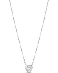 SHYMI - Mini Bezel Solitaire Necklace - Lyst