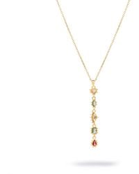 Ebru Jewelry - Mystic Guardian Heart & Evil Eye Y-Drop Necklace - Lyst