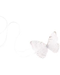 Oana Savu - Butterfly Bridal Ribbon Tie Choker Necklace Ribbon - Lyst