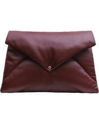 Julia Allert - Faux Leather Envelope Clutch Bag - Lyst