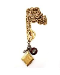 Persia Dona Jewelry - Vintage Charm Mixed Metal Necklace - Lyst