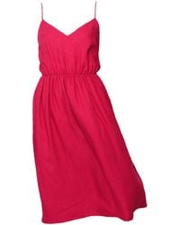 2KStyle - Valeria Spaghetti-Straps Elasticated Party Midi Dress - Lyst