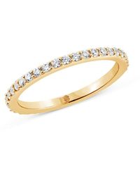 SALLY SKOUFIS - Highbeam Midi Ring With Made Cz Diamond Stimulant - Lyst
