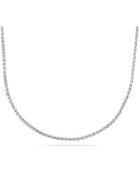 Phira London - Silver Columbia Two Necklace Chain - Lyst