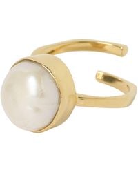 YAA YAA LONDON - Quiet Luxury Adjustable Pearl Ring - Lyst