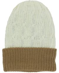 Venture Latin - Baby Alpaca Hat – Reversible Creamy And Camel - Lyst