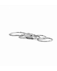 Silver Moon - Eterna Sterling Ring - Lyst