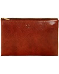 Time Resistance - Leather Clutch Purse - Lyst