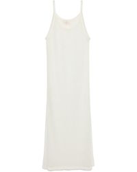 Peraluna - Angel Openwork Knit Strap Long Beach Dress - Lyst