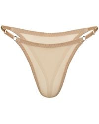 Daily Underwear - Neutrals Adjustable String Panties Base Nude - Lyst