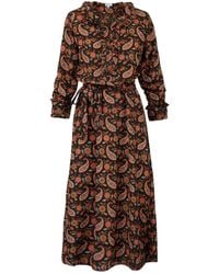 At Last - Meg Midi Dress - Lyst