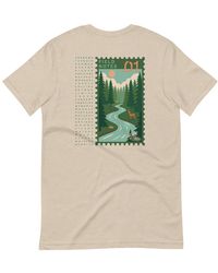 Anchor and Crew - Neutrals Heather Dust Field Notes Postmark Organic Cotton T-Shirt - Lyst