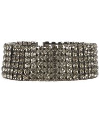 Addicted - Asteria Bracelet With Strands Of Rhinestones - Lyst