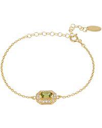 LÁTELITA London - Whistledown Gemstone Bracelet Peridot - Lyst