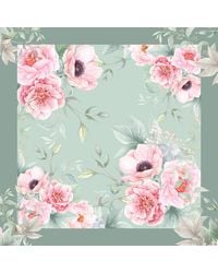 Ralufineart - Silk Scarf Peonies Serenade - Lyst