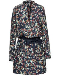 Smart and Joy - Leaves Print Tunic Dress - Lyst