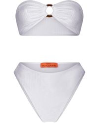 Maison Tangerine - Santorini Velvet Swimsuit Bikini - Lyst