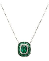 LÁTELITA London - Great Gatsby Pendant Necklace Emerald - Lyst