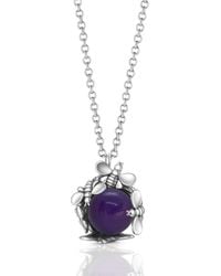 Unaloe - Sterling Queen Necklace With Natural Amethyst – Gemstone Statement Jewelry For - Lyst