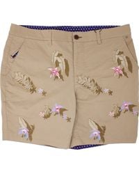 lords of harlech - Edward Flower Embroidery Short - Lyst