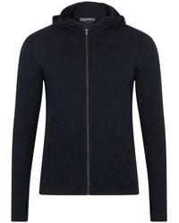 Paul James Knitwear - Heavyweight Merino Helios Activewear Hooded Jumper - Lyst