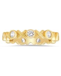 Kylie Harper - Diamond-Cut Xo Eternity Band Ring - Lyst