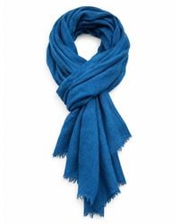 Stovaria - Handwoven Pure Cashmere Scarf - Lyst