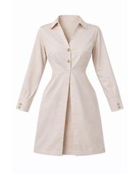 House of Gl - Neutrals Champagne Quartz Mini Dress - Lyst