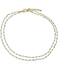 Loni Paul Jewelry - Two Strand Delicate Labradorite Necklace - Lyst