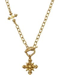 Alexie of Athens - Solis Antique Toggle Necklace - Lyst