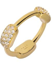 Arte Madrid - Toggle Pavé Pillow Dome Ring - Lyst