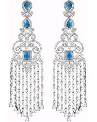 Meraki by Rashmi Bajaj - Antoine De Boucles Cubic Zirconia Earrings - Lyst