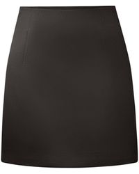 Tia Dorraine - Satin Mini Skirt - Lyst