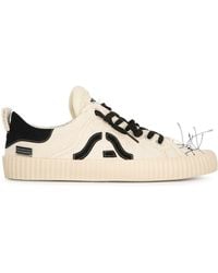 Springa | Unique Vulcanized Sneakers Italian Handmade - Neutrals Wavy Olona Naba Sneakers - Lyst