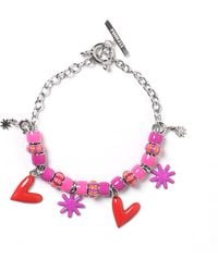Pinnole - It's All Love & Games Charm Bracelet - Lyst
