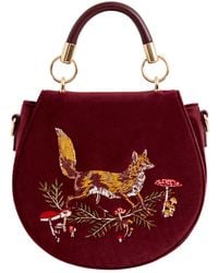 Fable England - Fox & Mushroom Embroidered Saddle Bag - Lyst