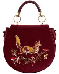 Fable England - Fable Fox & Mushroom Embroide Saddle Bag - Lyst