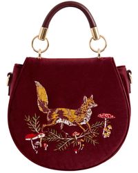 Fable England - Fox & Mushroom Embroidered Saddle Bag - Lyst