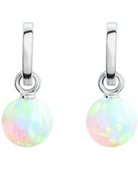 Ora Pearls - Sea Opal Hoop Earrings - Lyst
