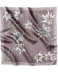 Lamberty Munich - Edelweiss Alpenglow Midi Silk Scarf - Lyst